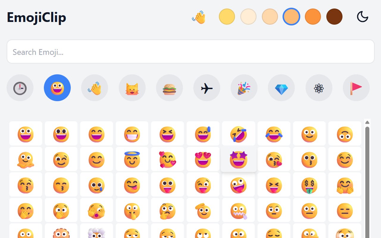 EmojiClip Browser Extension